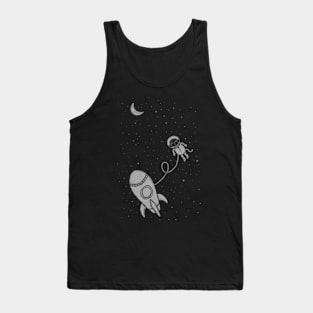 Monkey In Space Tank Top